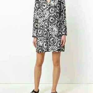 TORY BURCH POMELO FLORAL BEACH TUNIC SWIM COVER GORGEOUS DETAILING Size - S/P
